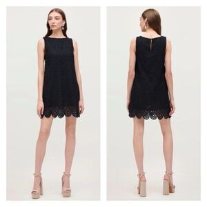HILL HOUSE Charlie Eyelet Lace Mini Dress (SD1)